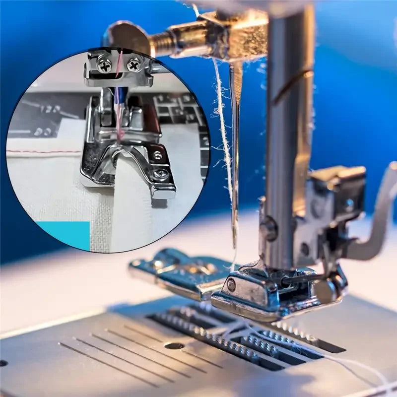 3mm, 4mm 6mm Narrow Rolled Hem Presser Foot Set for Sewing Machine Singer, Brother, Babylock, Euro-Pro, Janome Oasis Select