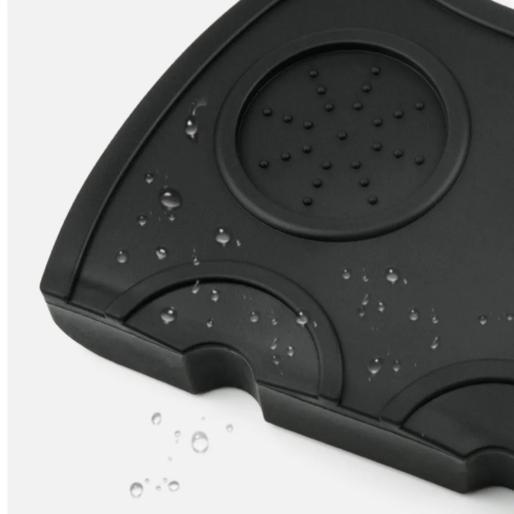 Silicone Espresso Coffee Tamper Mat Station Non Slip Coffeeware Press Tampering Holder 51-58mm WDT Tools Silicone Corner Mat Pad Oasis Select
