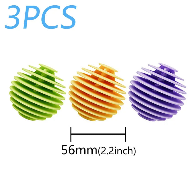 Anti-tangle Oval Solid Cleaning Balls Magic Laundry Balls Drum Washing Machine Stain for Laundry Ball Cleaning Tool for Clothes Oasis Select mix