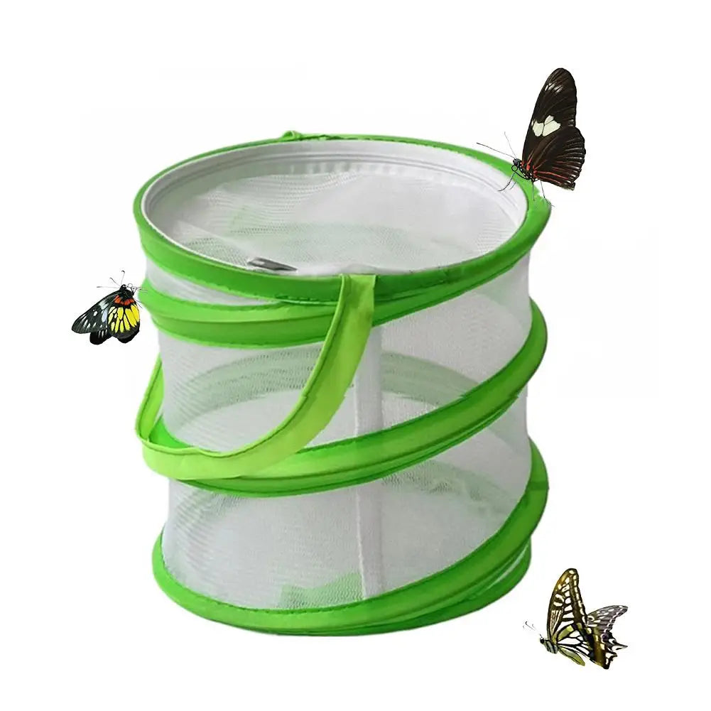 Retractable Insect & Butterfly Net + Observation Cage – Kids