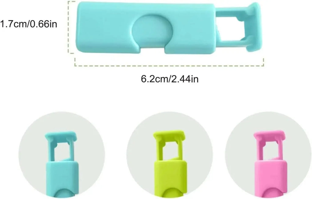 3pcs Reusable Food Bag Clips, for sealing snacks, chips, plastic bags, dried goods, kitchen supplies, locks in freshness Oasis Select