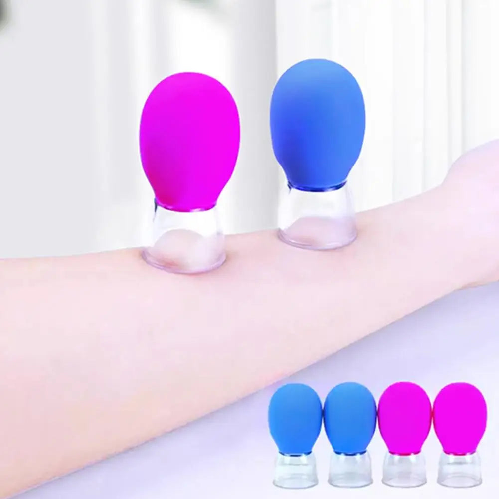 Silicone Face Massager Vacuum Eye Skin Face Lifting Facial Cups Anti Cellulite Jar Anti-Wrinkle Cupping Therapy Beauty Tool Oasis Select