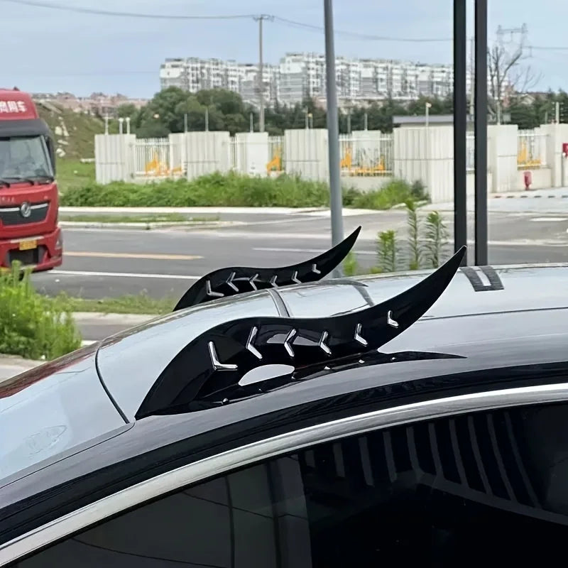 3D Dragon Horn Car Roof Decal – No-Drill Universal Decor