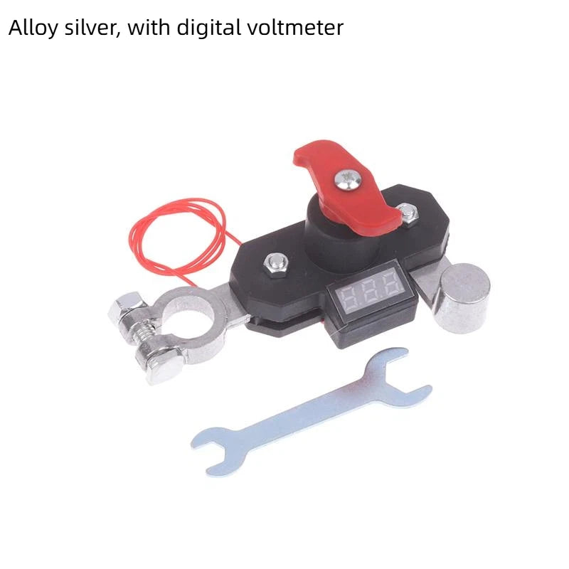 Car Battery Disconnect Switch - Bidirectional Joint Can Rotate Power Disconnect Switch With Digital Display 12-24v Oasis Select 4