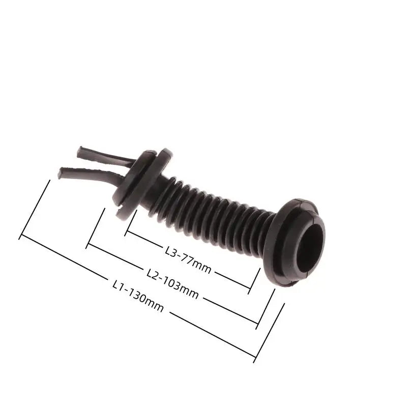Superior Straight Tube Silicone Cover, 30MM, 1/3Pcs for Auto Wire Harness Power Cord Moisture-resistant Protected Door Tube Oasis Select