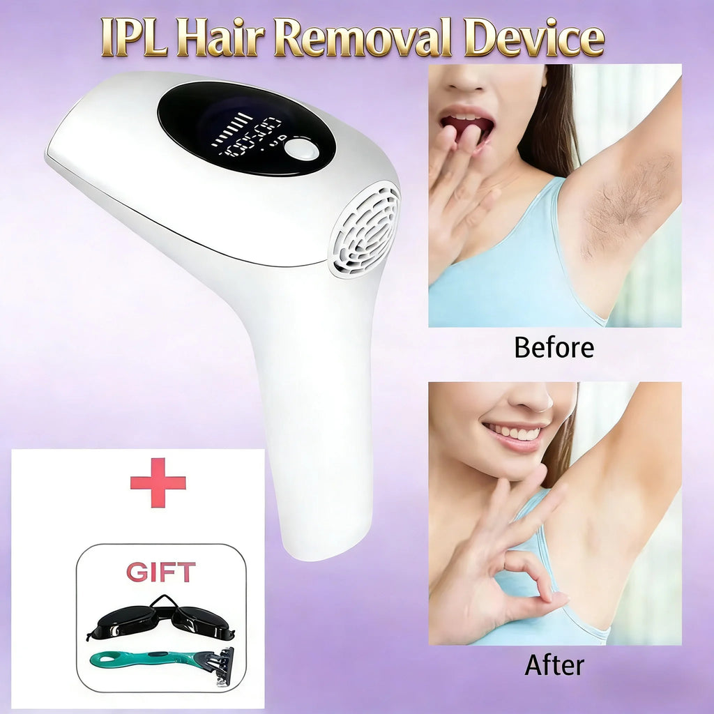 Professional Permanent Laser Depilator IPL Hair Removal for Whole Body, Depilator Remover Permanent Women Home Use Devices Oasis Select