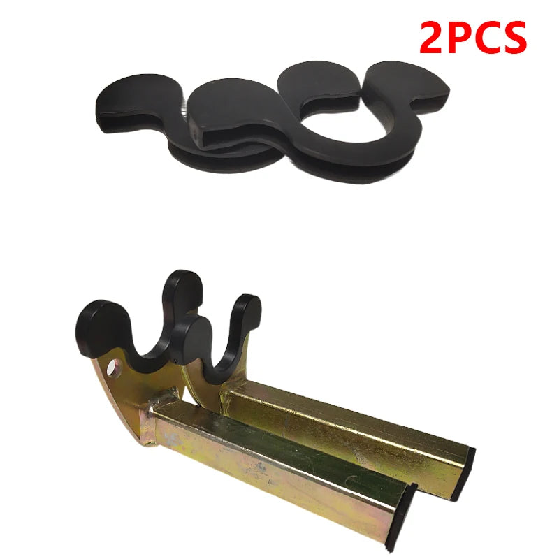 Bike Support Frame with Anti-skid Rubber, Universal Motorcycle Stand with Swing Arm Lift Tripod Hooks Oasis Select Default Title