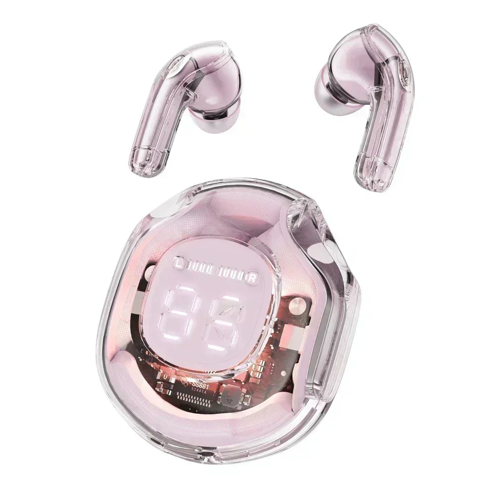 NEW T8 TWS Wireless Earphone Bluetooth 5.3 Headphones Sport Gaming Headsets Noise Reduction Earbuds Oasis Select Pink