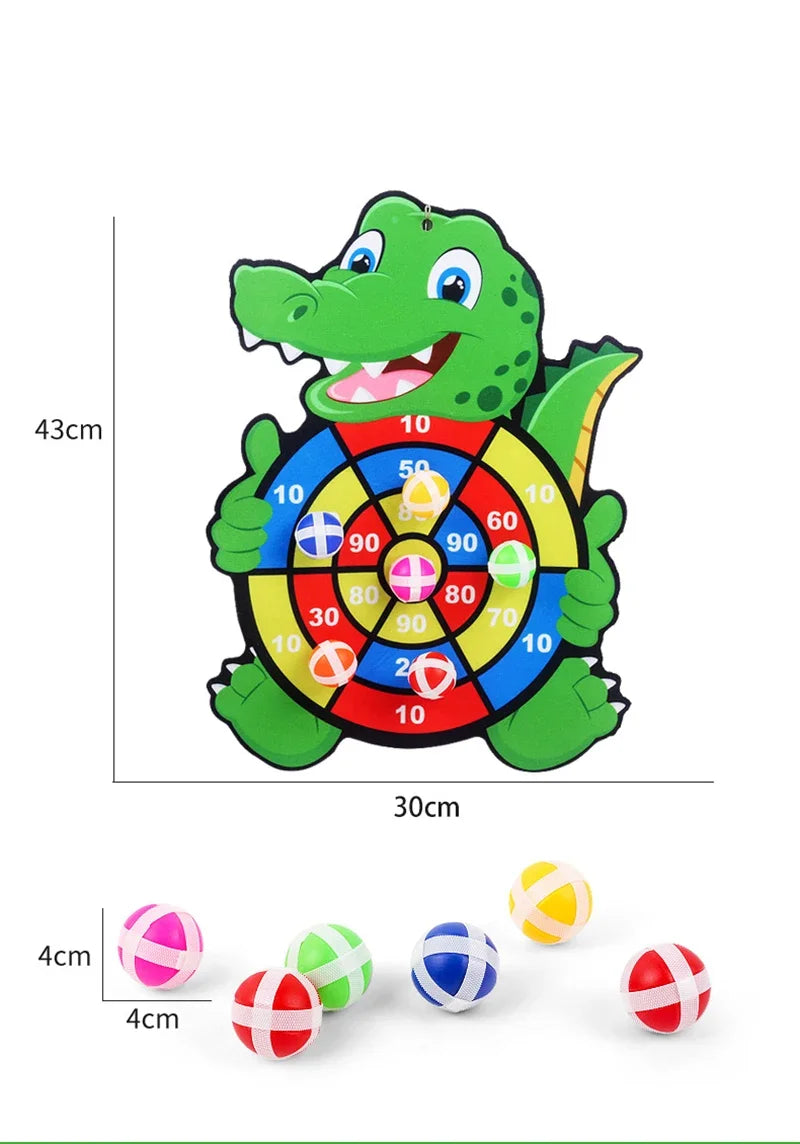 Educational Dart Board Baby Dart Indoor Sports Child Montessori Games for Children 3 to 7 Years Oasis Select