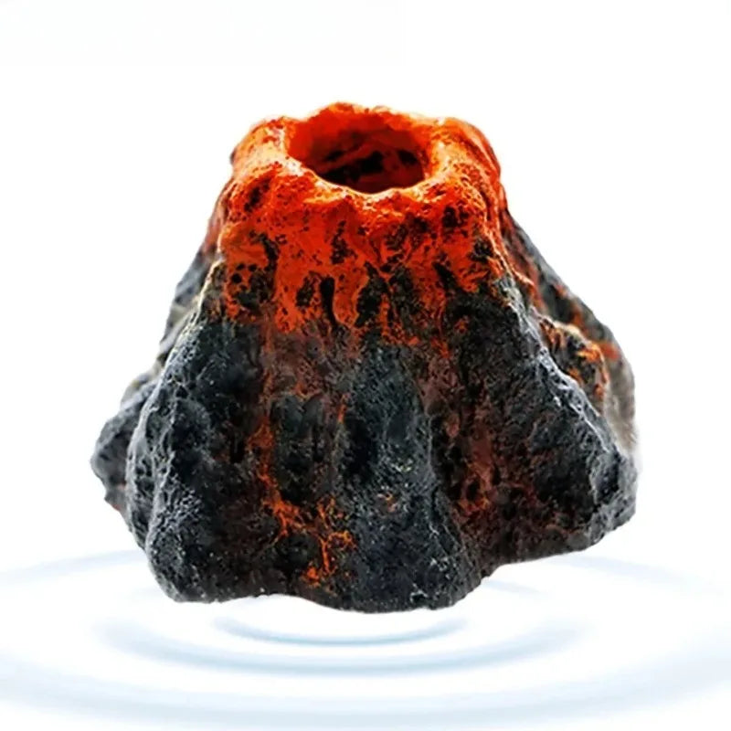 1pcs Fish Tank Landscaping Simulation Volcano Aquarium Accessories Rockery Aerator for Pump Bubble Stone Oxygen Oasis Select
