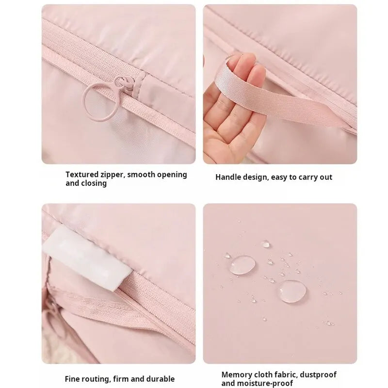 Vacuum Compression Storage Bags, Space Saver Bags for Clothes-Waterproof Travel Organizer,Portable for Moving & Seasonal Storage Oasis Select