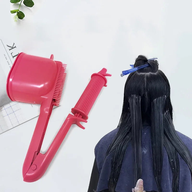 Professional Roller Comb Applicator Hair Coloring 2-In-1 Dye Salon Hair Care Plastic Hairdressing Tool for Salon or Home Use Oasis Select