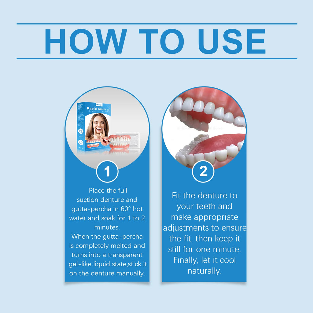 Cosmetic Tooth Veneer Kit – Snap-On Smile Enhancer Set Cosmetic Tooth Veneers Oasis Select