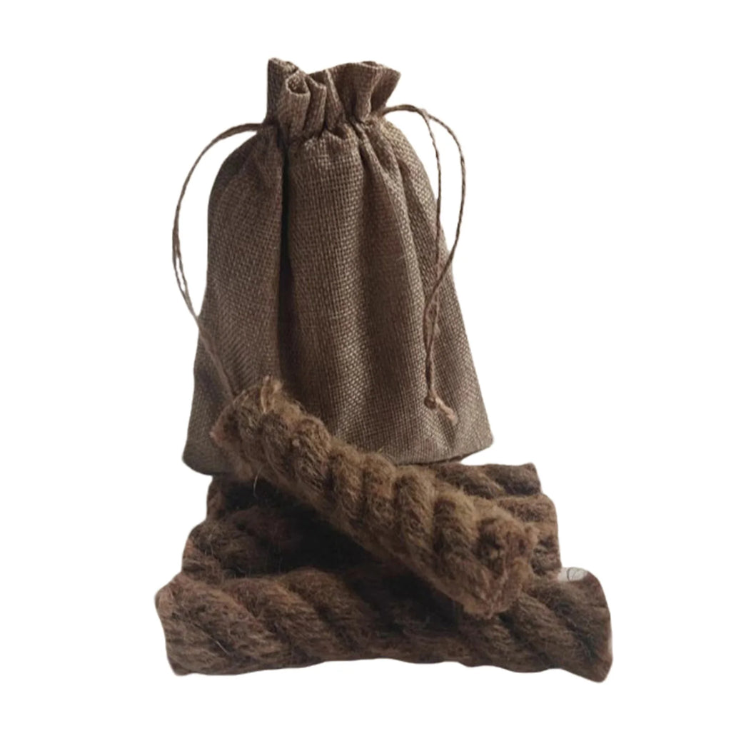 Wax-Infused Hemp Rope Fire Starters Kit – 4pc Weatherproof