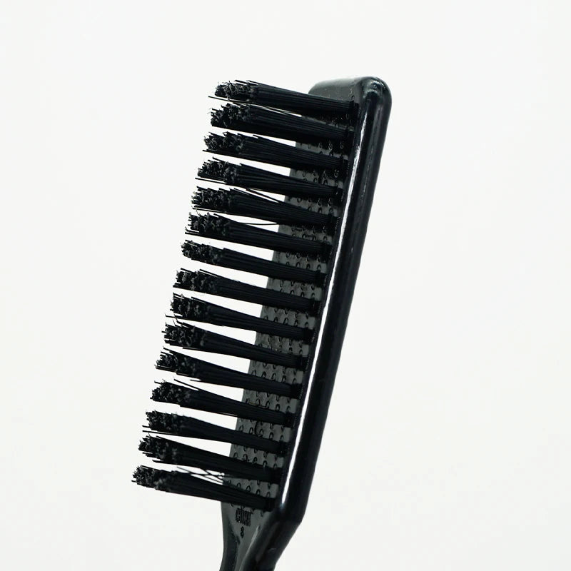 Black Professional Beard Brush Vintage Styling Shaving Tool with Oil Head for Men Barber Grade Carving Cleaning Oasis Select