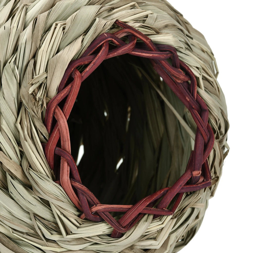 Handcrafted Woven Hanging Bird Nest House – Hummingbird & Parrot Hanging Bird House Oasis Select