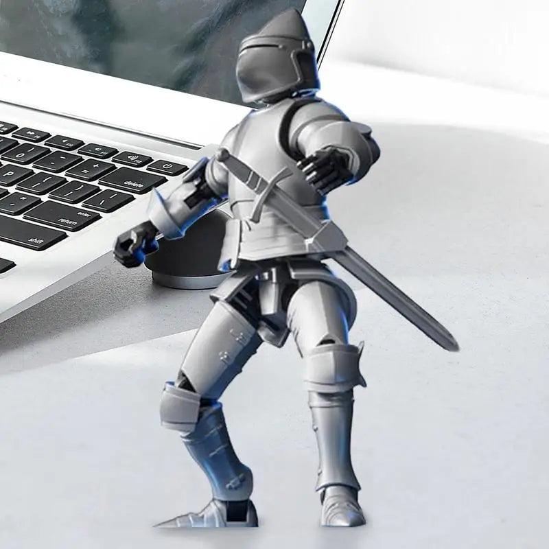 Medieval Action Figures Anime Figures Toys Movable Robot Multi-Jointed Dummys Fully Articulated Action Figures for Desk Display Oasis Select