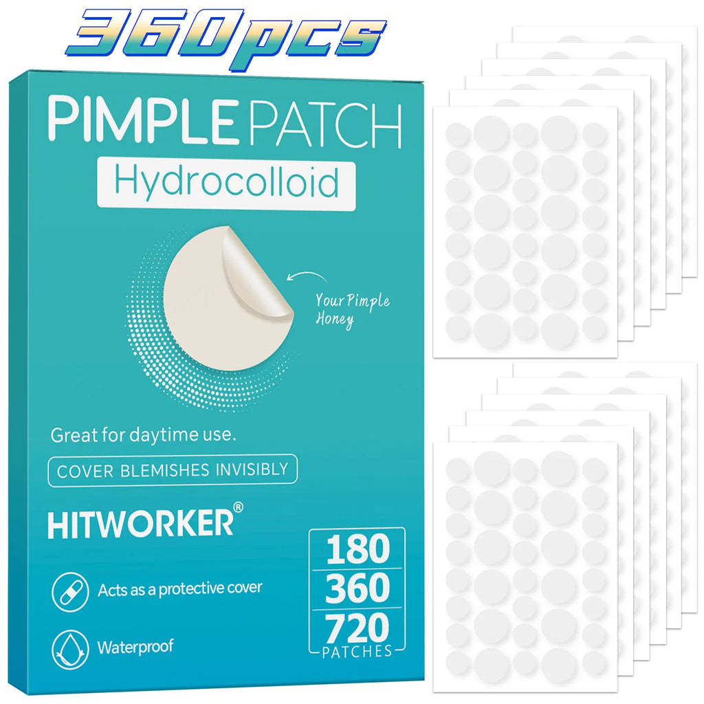720/360/180 pieces/box of transparent hydrogel acne patches, alcohol free, gentle and non irritating absorption acne patches Oasis Select 360pcs