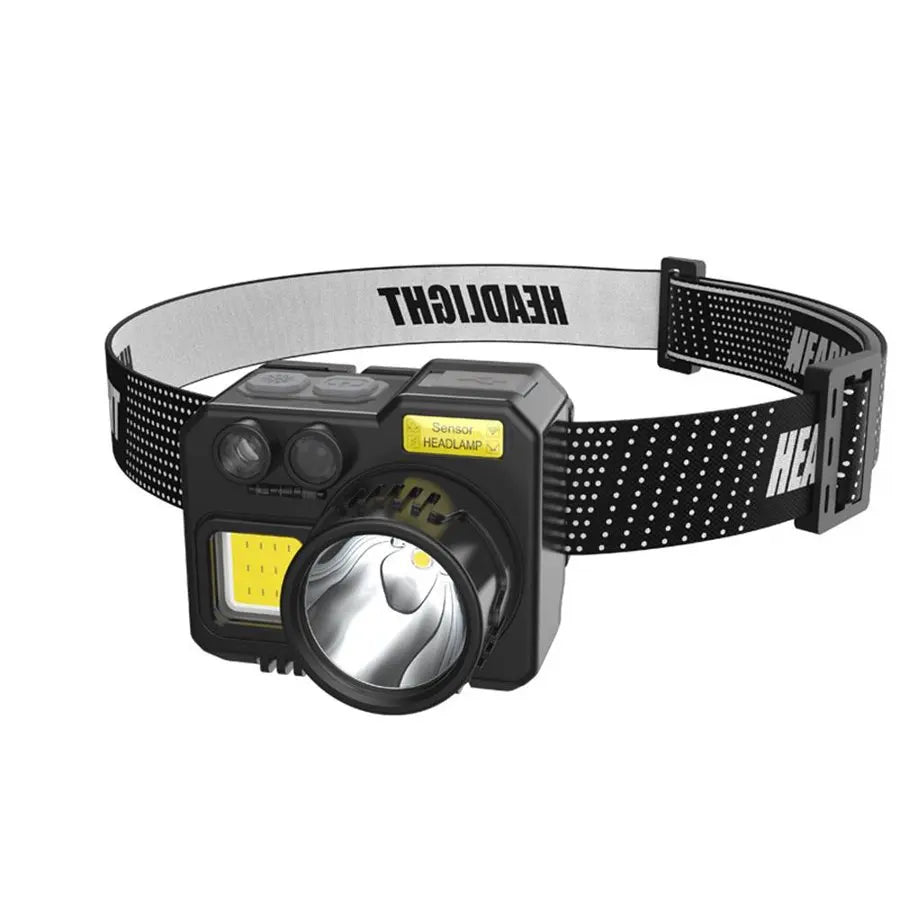 POCKETMAN IR Sensor Headlamp – 7 Modes USB Rechargeable LED