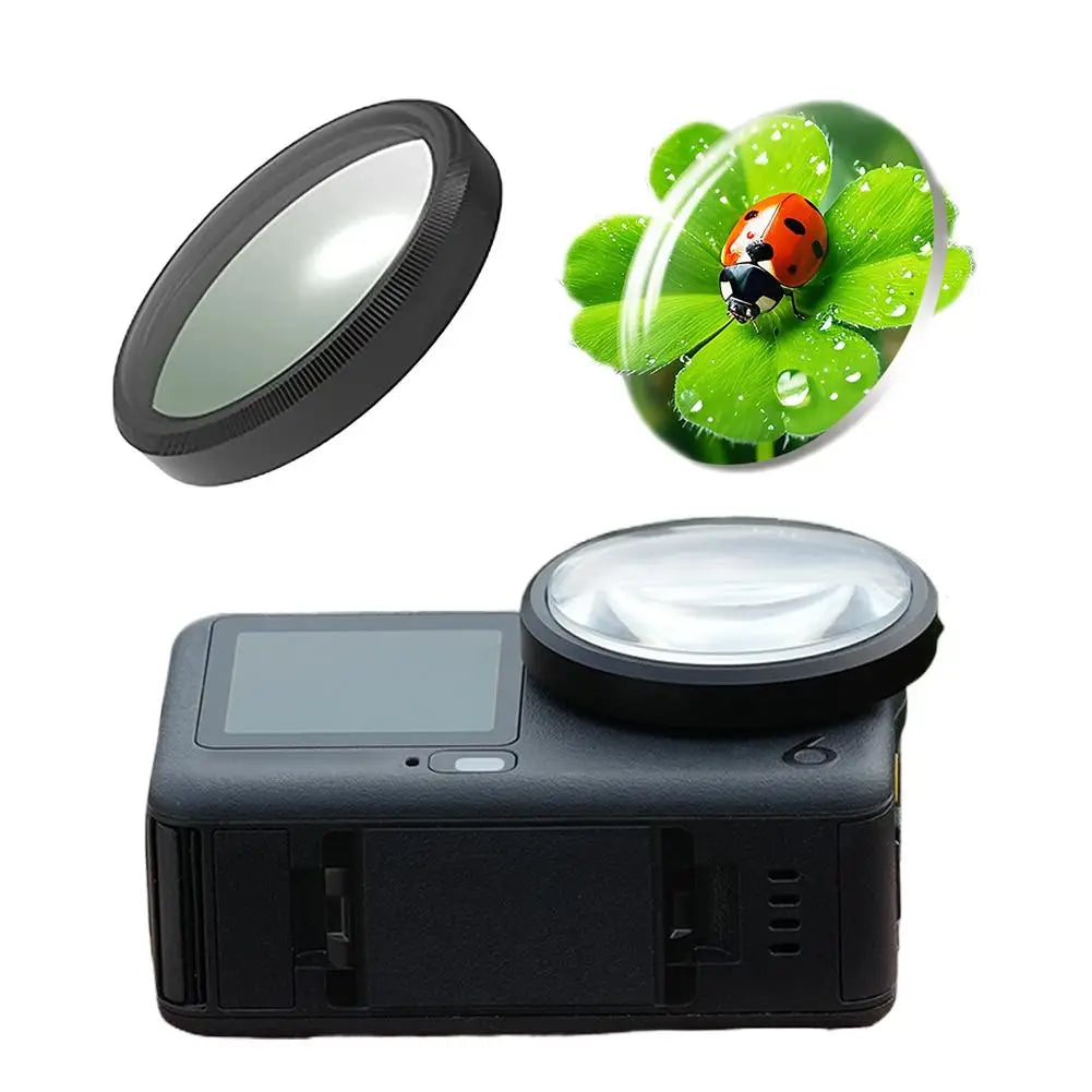 15X Macro Lens for DJI Osmo Action 6 – HD Close-Up Photography