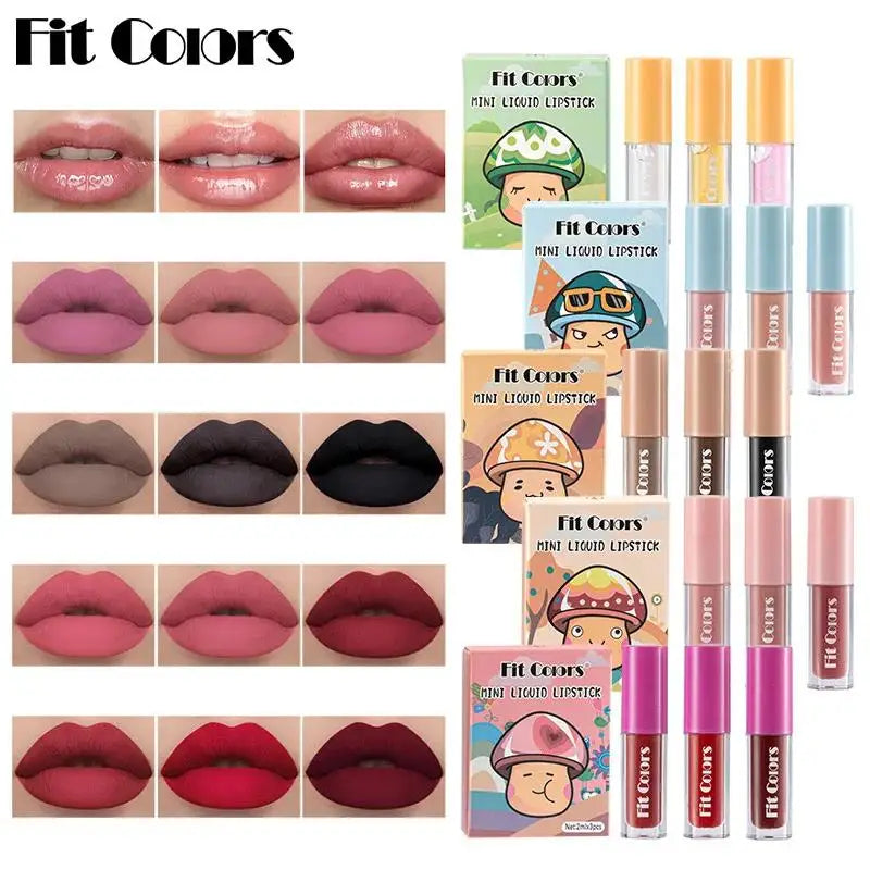 Hydrating Fruit Flavored Lip Oil 3Pcs Set With Avocado Strawberry Peach Transparent Gloss For Soft Smooth Lips Oasis Select
