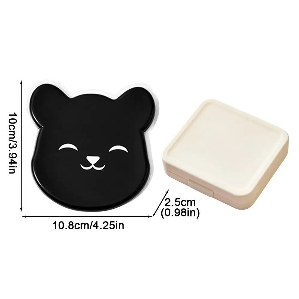 Multi-Function Lotion Sunscreen Ointment Applicator Silicone Sunscreen Back Applicator Bear Shape Reusable Lotion Applicator Oasis Select Black 1PC