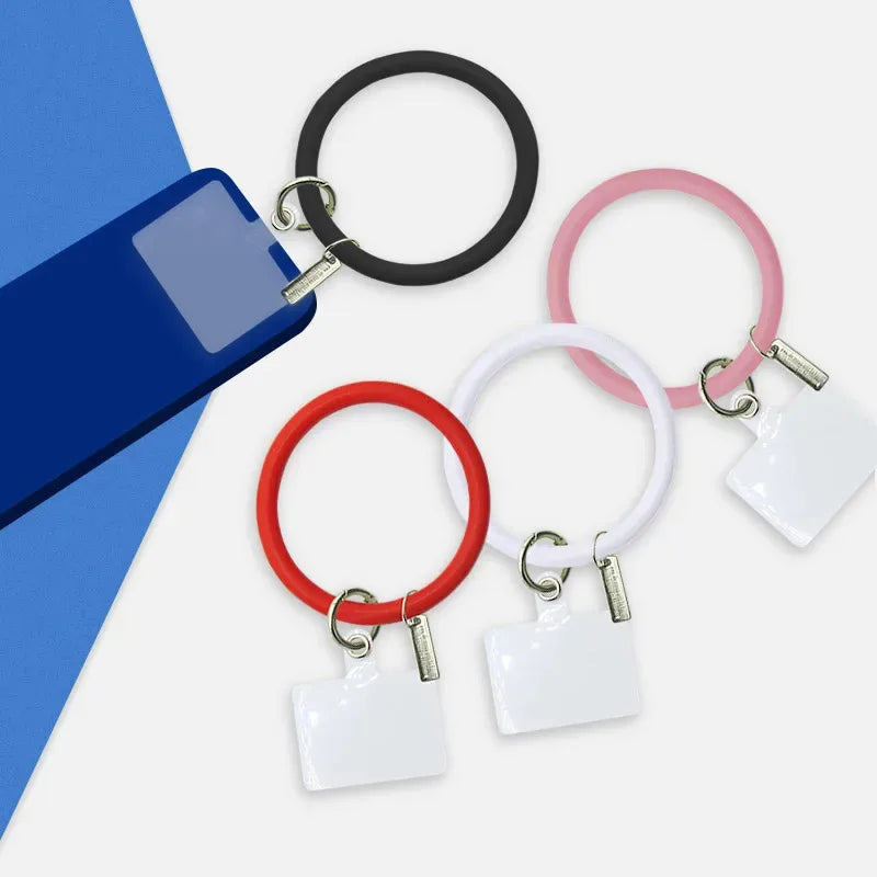 1/2pc Universal Hanging Ring fore Mobile Phone Soft Silicone Lanyard Strap Anti-Lost Bracelet for iPhone Xiaomi Samsung Keychain Oasis Select