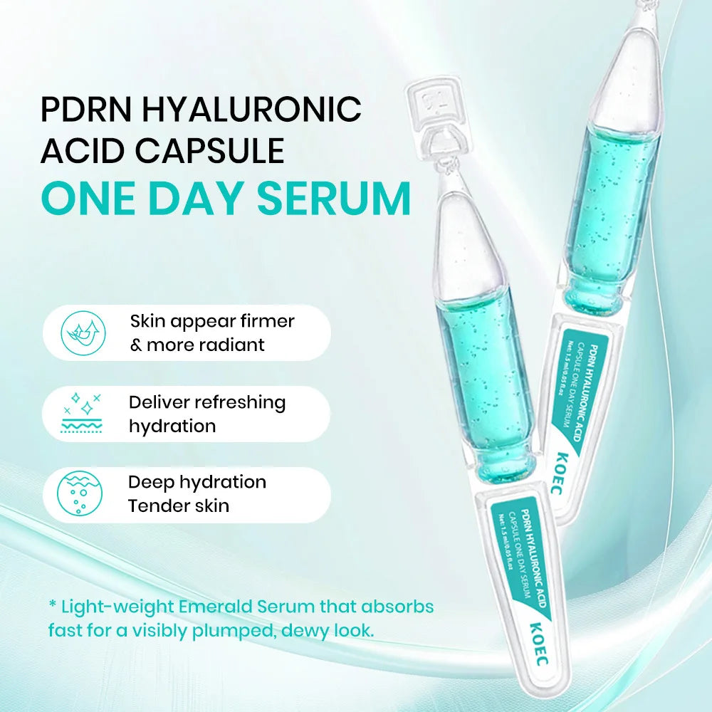 Salmon PDRN & Hyaluronic Acid Serum – Niacinamide & Peptide Face Serum Ampoule Oasis Select