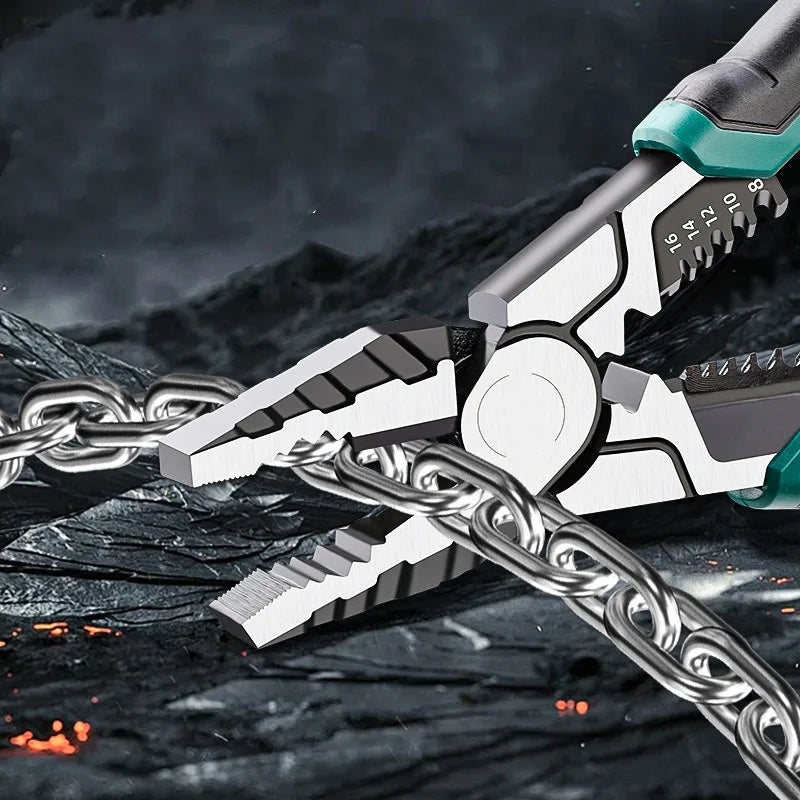 Multifunctional Heavy Duty Alloy Wire Cutters Diagonal Needle Nose Pliers Hardware Tools Universal Electrician Wire Pliers Oasis Select