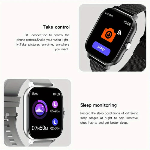 1.44" Touch Smartwatch – Bluetooth Calls & Fitness Tracker Smartwatch Oasis Select