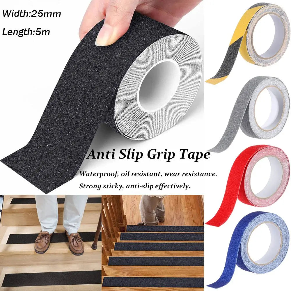 5M PEVA Tape High Traction Anti Slip Grip Tape Roll Strong Adhesive Stairs Grip Tape Stair non-slip Stickers Oasis Select