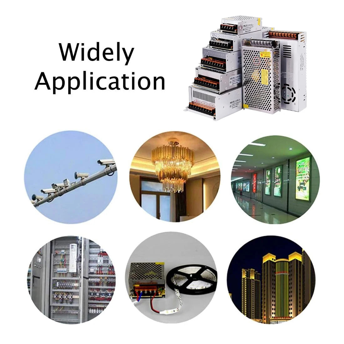 DC Switching Power Supply 220V 110V TO 12V 5V 24V Power Supply 5A 6A 8A 10A 12A 15A 20A 25A 30A Transformer For LED Strip Oasis Select