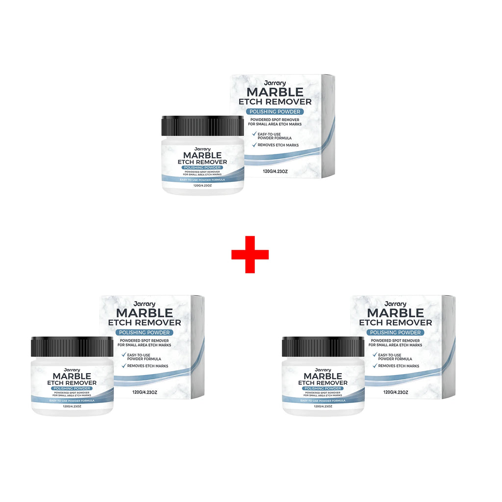 Marble Polishing Powder Etch Mark Removes Scratches Stains and Dullness Restores Shine for Stone Countertops Floors and Surfaces Oasis Select 3pcs