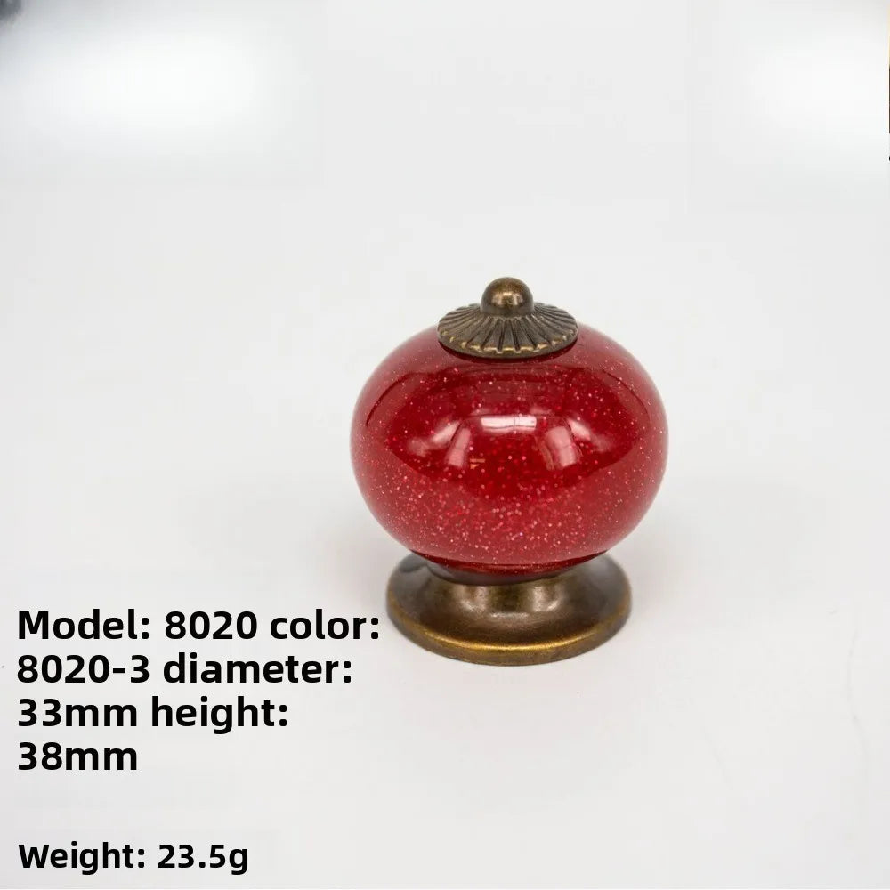2pcs Vintage Furniture Handle Door Knobs Drawer Cupboard Pull Handle Pumpkin Oasis Select 2 PCS C