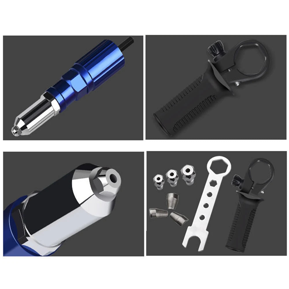 SLADE Electric Rivet Nut Gun Drill Adapter 2.4–4.8mm Rivet Gun Adapter Oasis Select