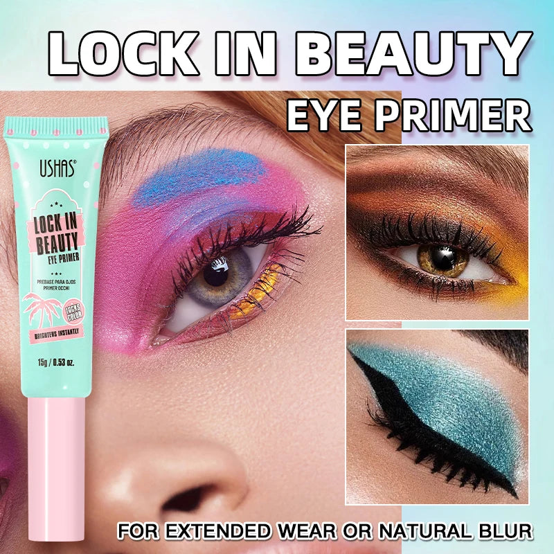 USHAS Eye Primer Cream – Long-Lasting Makeup Base, All Skin Types