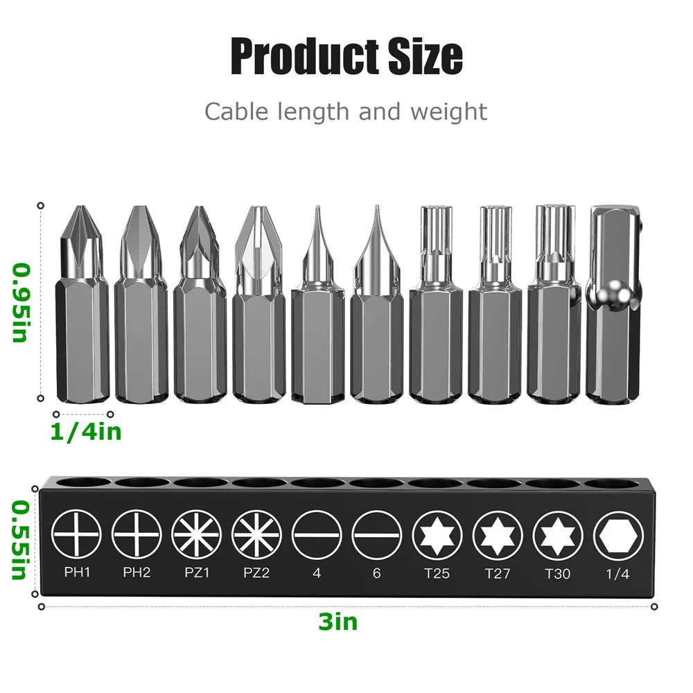1/4"Hex Magnetic Pivoting Drill Bit Quick Change Drive Guide Drill Pivoting Bit Holder for Tight Spaces Magnetic Bit Tip Holder Oasis Select