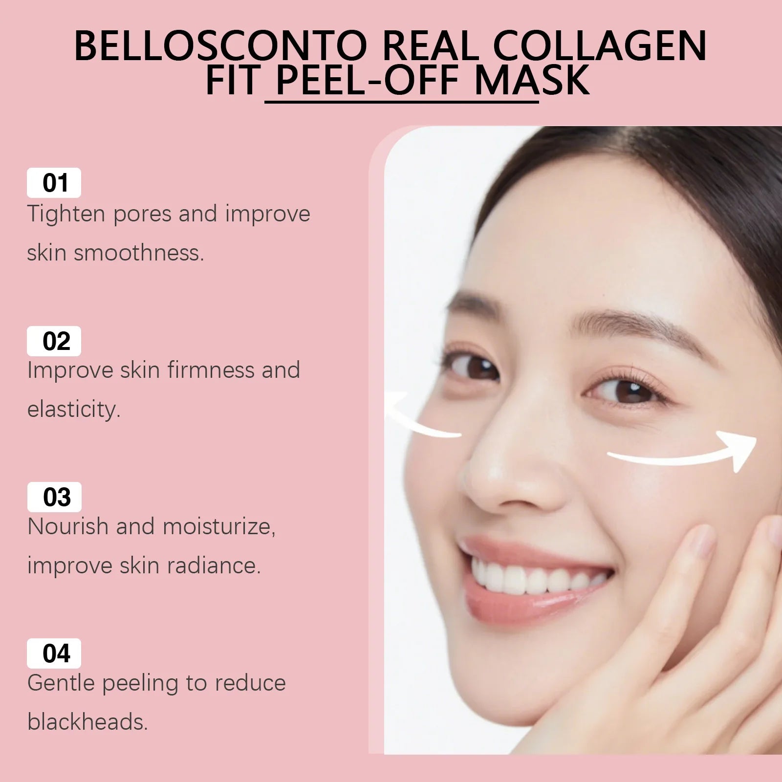 Collagen Peel-Off Mask – Remove Blackheads & Cleanse Pores Peel-Off Face Mask Oasis Select