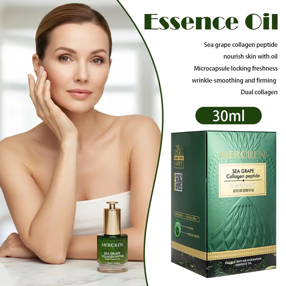 Sea Grape Collagen Peptide Essence Oil – Firming Face Serum 30ml Face Serum Oil Oasis Select