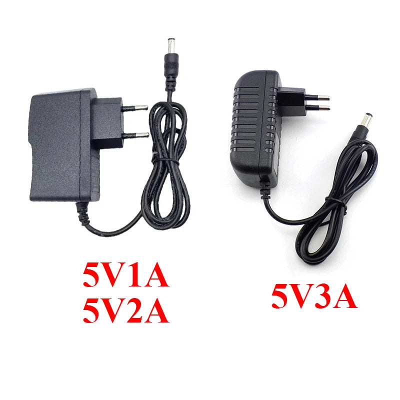 Power Supply AC 220V 110V TO DC 12V 24V 5V Power Supply Adapter 1A 2A 3A Transformer AC 220 110 V TO DC 5 12 24 V For LED Light Oasis Select 5V 100V-240V 3A|US Plug