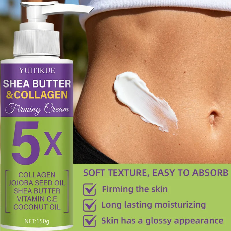 YUITIKUE Shea Butter Firming Body Cream 150g – Tighten & Moisturize