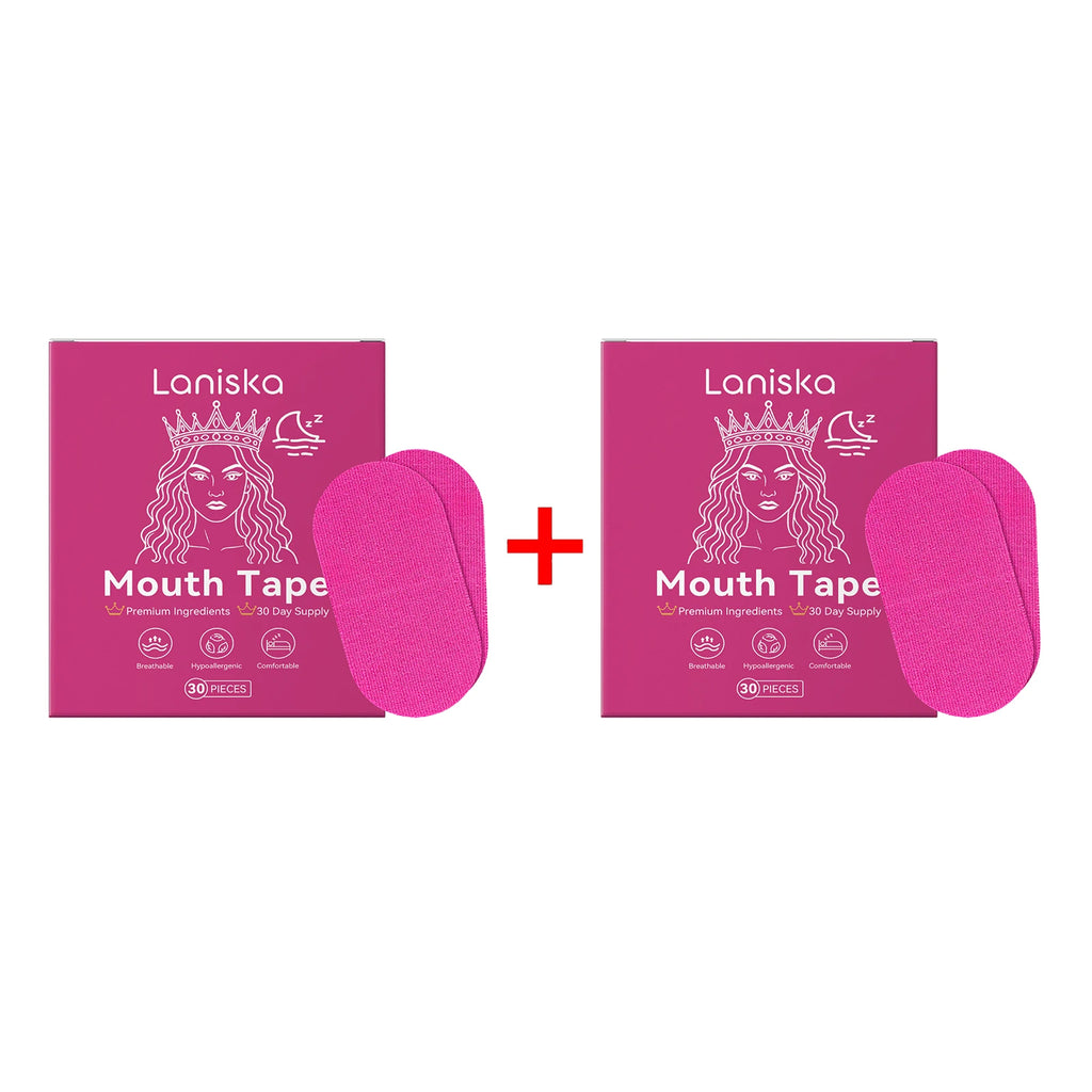 Laniska Lavender Stop Snoring Sleep Patch Enhance Breathing Easy Use Mouth Tape Children Adult Correction Night Sleep Care Patch Oasis Select 30pcs Boxed X 2PCS