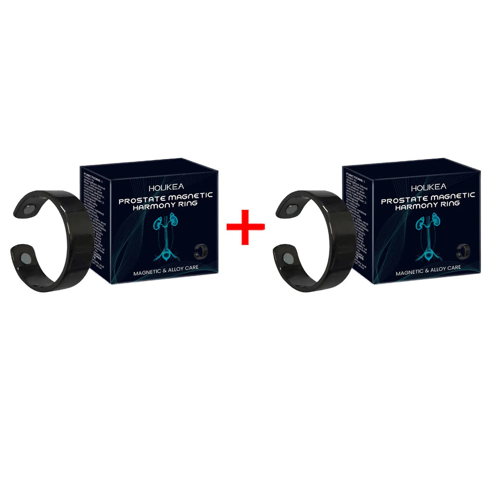 HOUKEA Prostate Care Ring – Magnetic Therapy for Men's Health Magnetic Therapy Ring Oasis Select 2pcs boxed