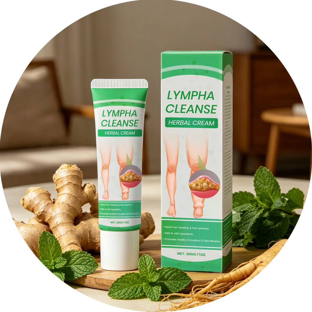 Lymph Cream Herbal Plant Formula Lymphatic Massage Improve Blood Circulation Help Detox Reduce Swelling Herbal Body Care Cream Oasis Select Lymph Care Cream x 10PCS 20g