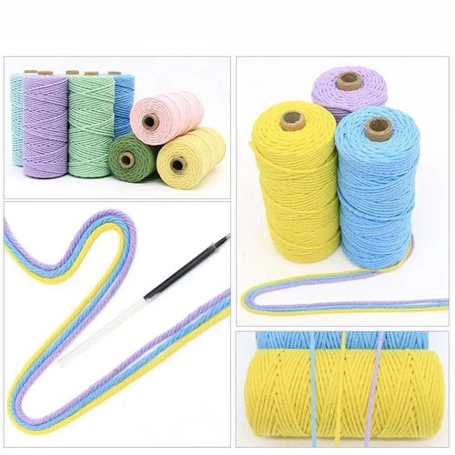 100m/Roll Natural Raffia Straw Yarn for Knitting Crocheting Paper Threads DIY Handmade Summer Sunhat Beach Bag Material Oasis Select