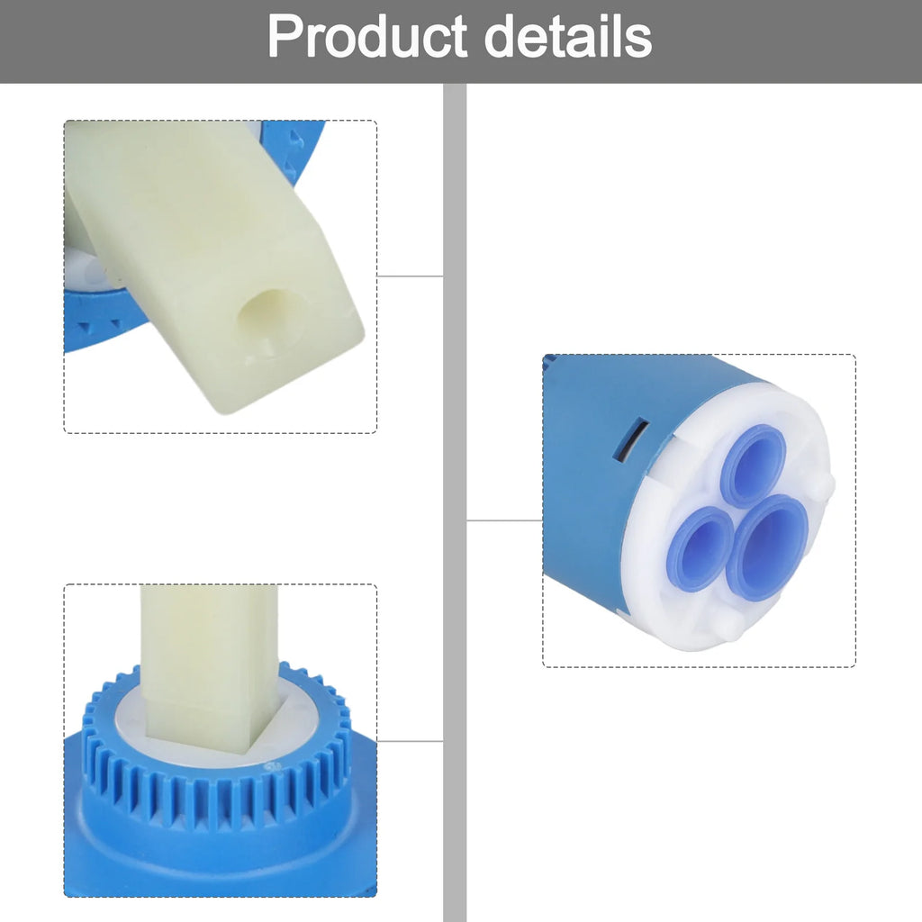 Ceramic Tap Disc Cartridge Most Showers Shower Valves Baths Bidets For Sinks 2pc 45 ° Ceramic Plastic Practical