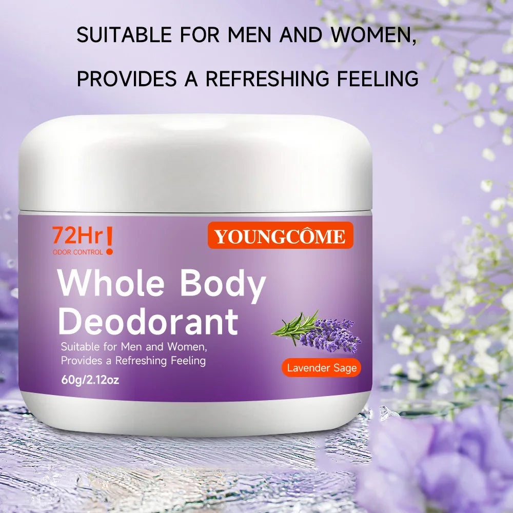 YOUNGCOME Natural Whole Body Deodorant Stick – Peach, 60g Natural Deodorant Stick Oasis Select