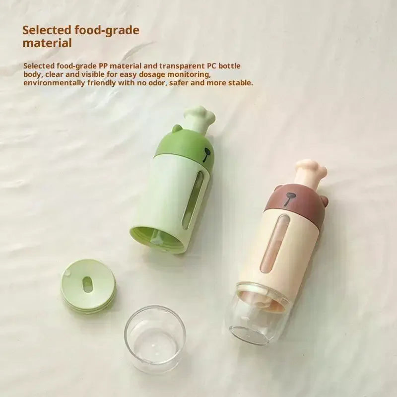 Quantitative Salt Shaker Push Type Metering Salt Dispenser Sugar Bottle Canister Moisture-Proof Kitchen Storage Oasis Select