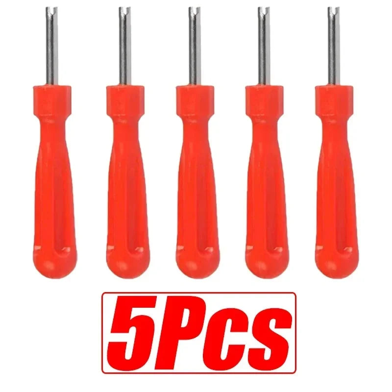 1/20Pcs Tyre Valve Core Remover Tools for Car Bike Motorbike Truck Tyre Valves Stem Repair Tools Car Tire Valve Core Screwdriver Oasis Select 5Pcs