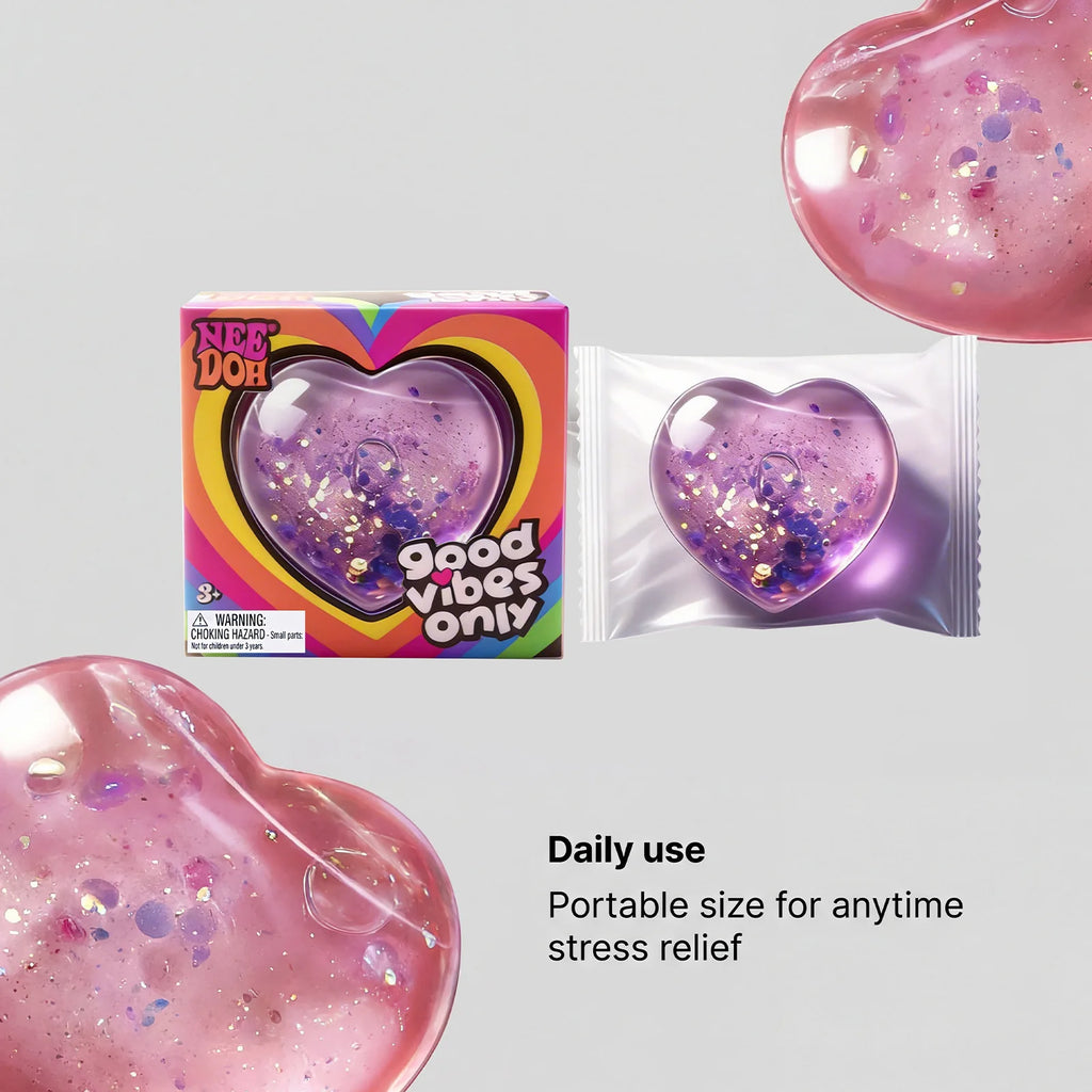 Heart-Shaped Squishy Toy – Soft Slow-Rise Stress Relief Fidget